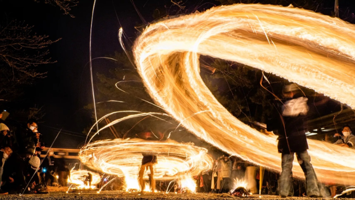 田作祭 火振り神事